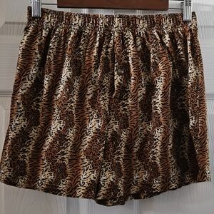 Croft & Barrow Animal Print Sleeper Shorts